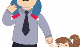 被爸爸上漫画,亲子时光的美好瞬间